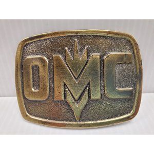 Vintage Owatonna Manufacturing Co Promo Belt Buckle Mustang Skid Steers Used